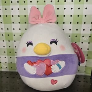 Disney Plush with Pink Bow and Purple Band